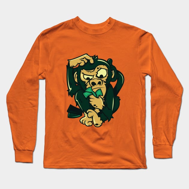 Monkey Business Long Sleeve T-Shirt by john_emil